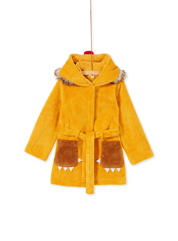 Robe de chambre enfant garçon motif lion KEGOROBLIO / 20WH12B1RDCB107
